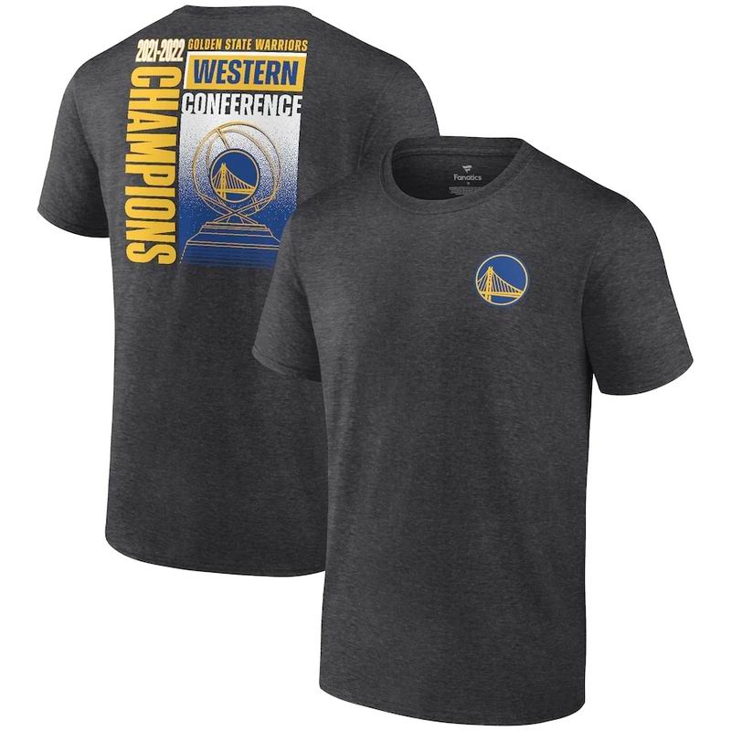 Golden State Warriors Fanatics Branded 2022 Western Conference Champions Play Your Game T-Shirt - Heathered Charcoal_265636